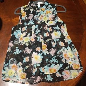 Floral Sheer top